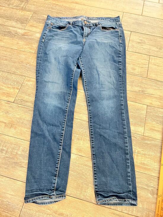 Articles Of Society Denim - Articles Of Society Jeans Sz 31 Blue Denim Stretch Mid-Rise Straight Leg Zip Fly